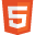 Usamos HTML5